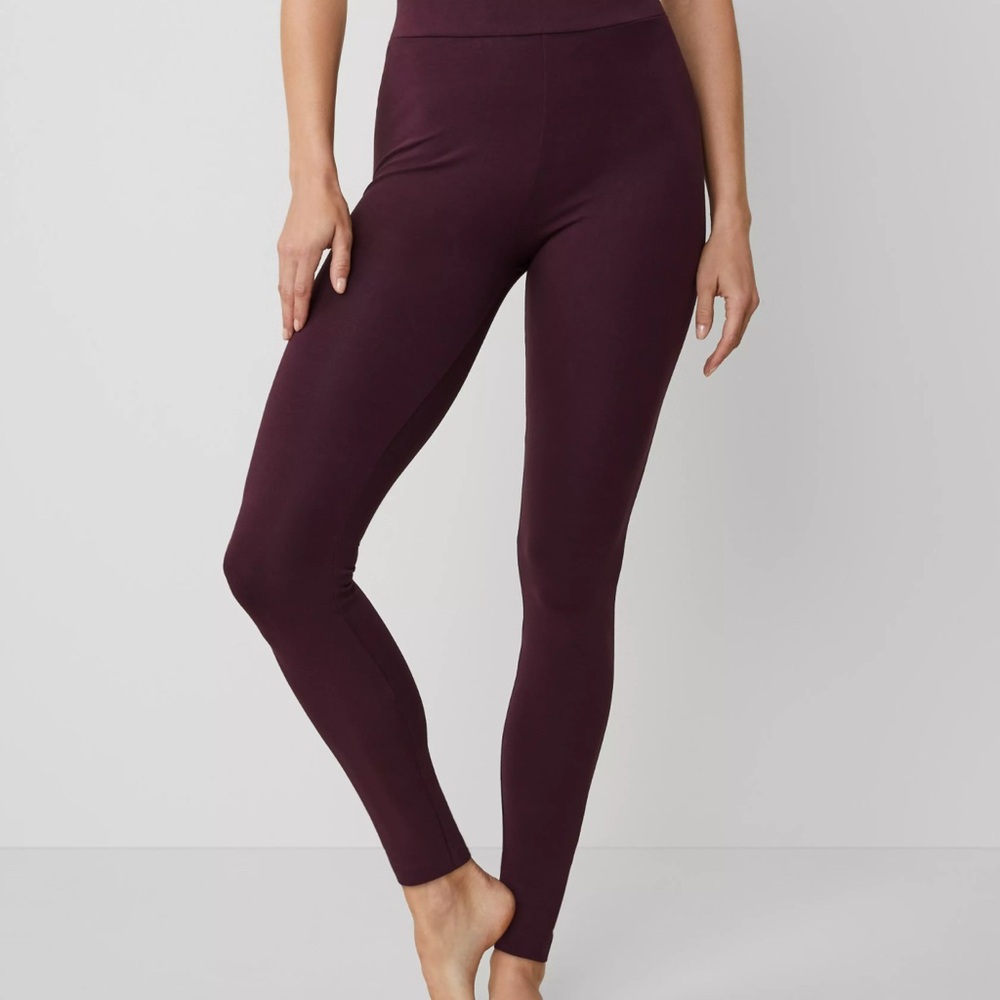 LOFT Deep Burgundy Leggings